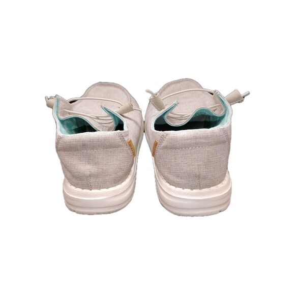 Hey Dude Wendy Shoes Womens Size 7 Chambray Slip On Comfort Lightweight Casual - Picture 5 of 10